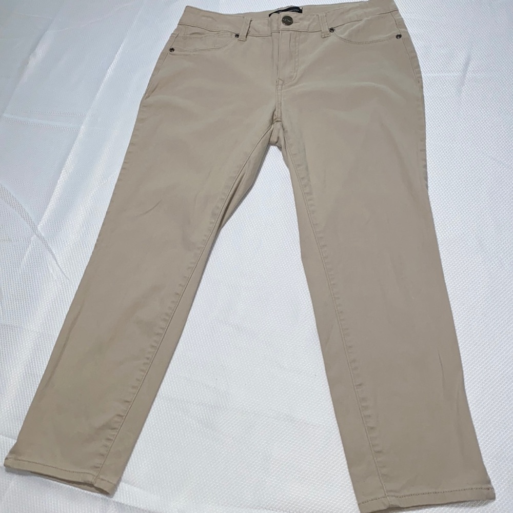 AG DENIM Khaki Jeggings Sz 10